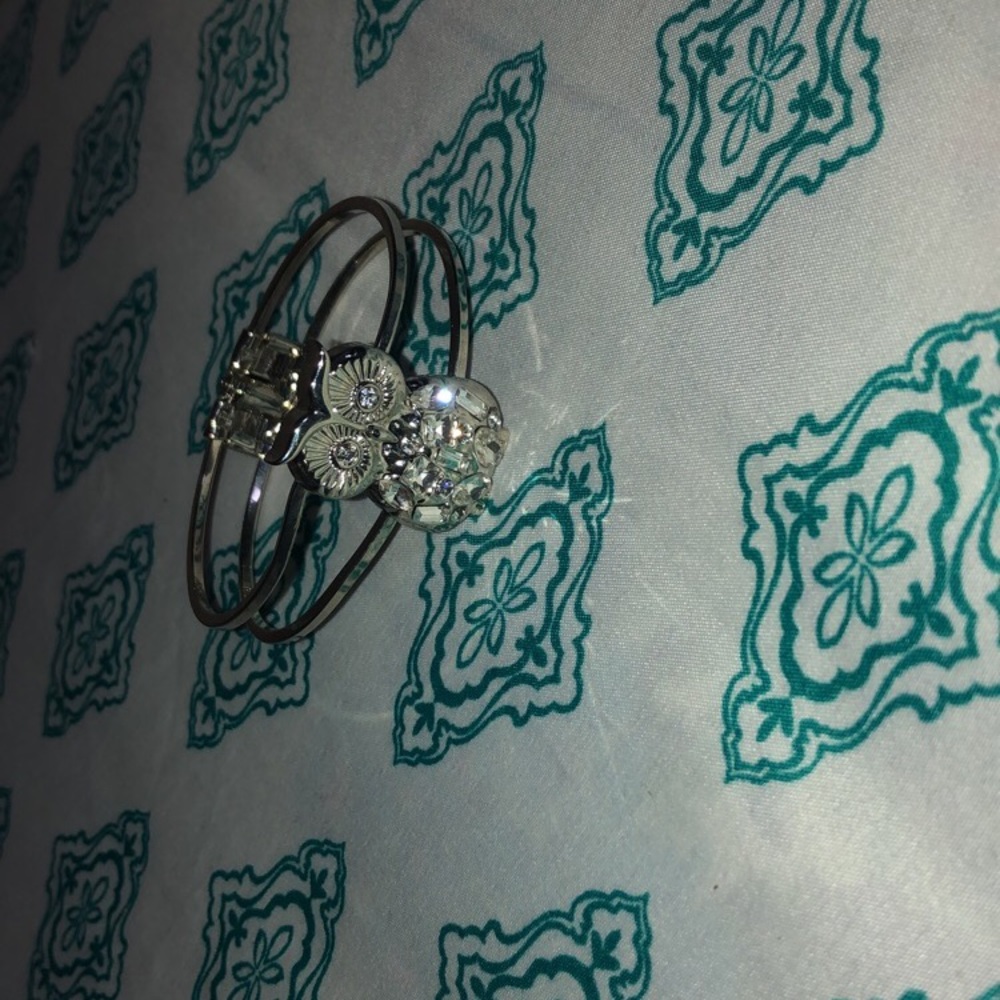 A sliver owl bracelet